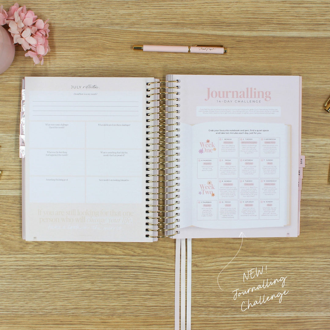 2026 Signature Planner - Blush + Yellow Gold