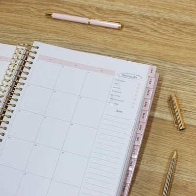 2026 Signature Planner - Blush + Yellow Gold