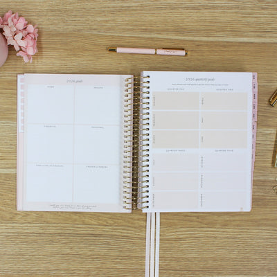 2026 Signature Planner - Blush + Yellow Gold