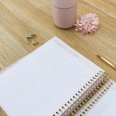 2026 Signature Planner - Blush + Yellow Gold