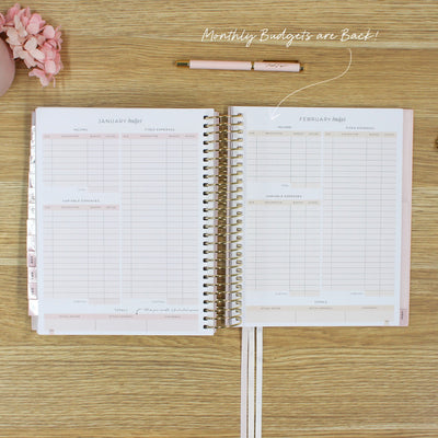 2026 Signature Planner - Blush + Yellow Gold