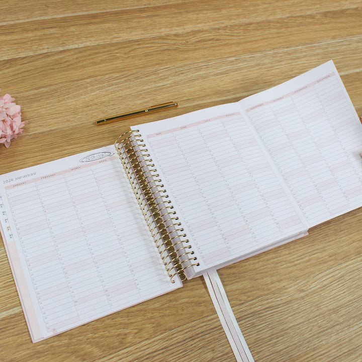 2026 Signature Planner - Blush + Yellow Gold