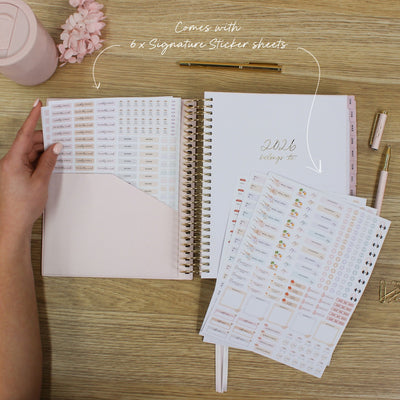 2026 Signature Planner - Blush + Yellow Gold