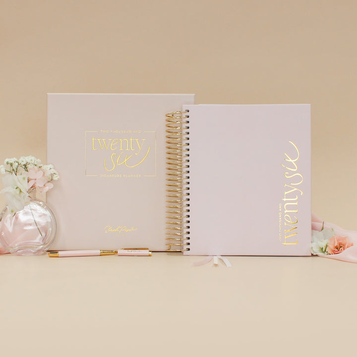 2026 Signature Planner - Blush + Yellow Gold