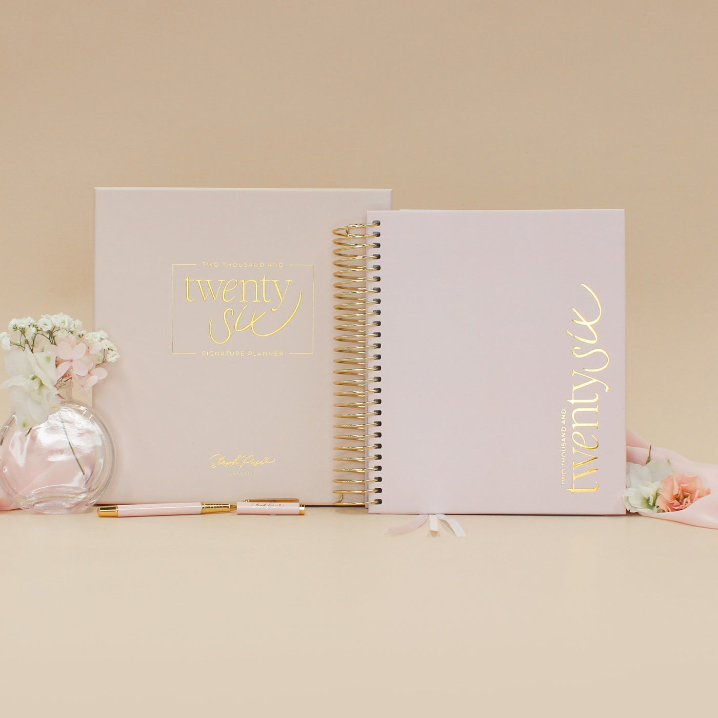 2026 Signature Planner - Blush + Yellow Gold