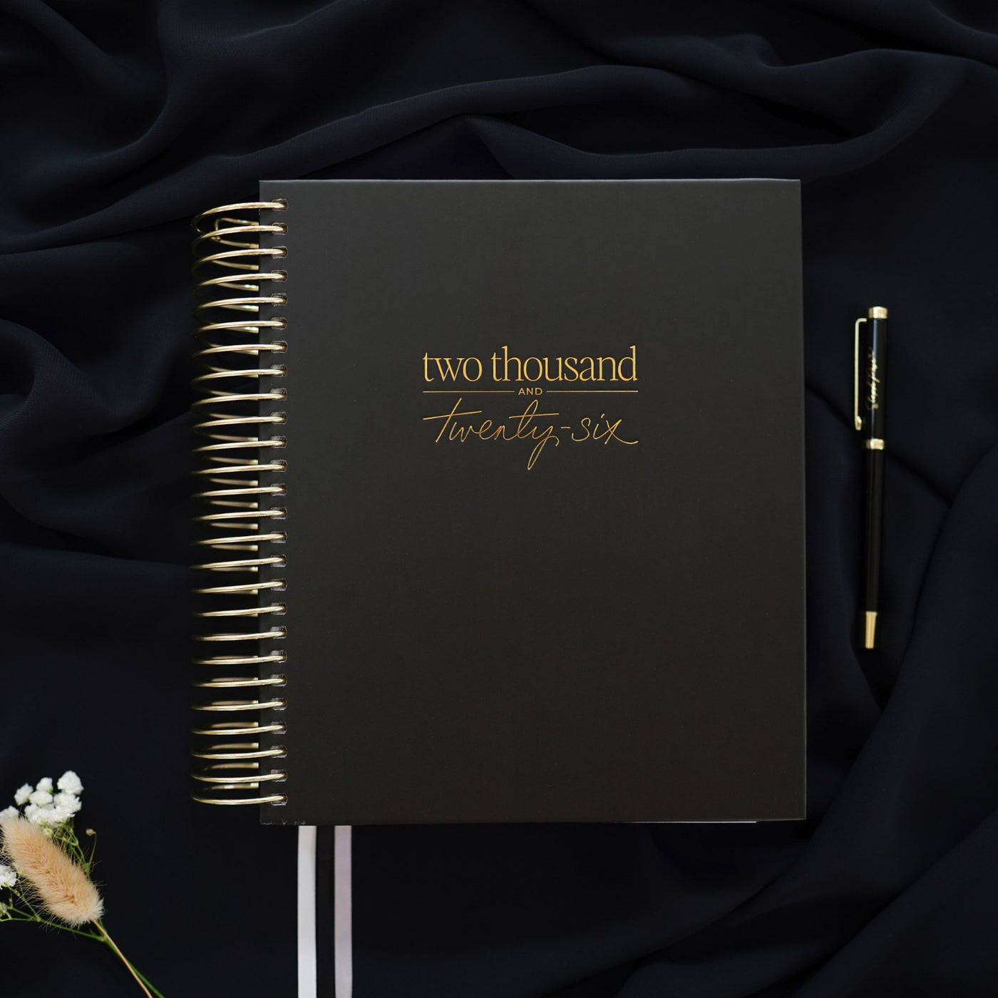 2026 Daily Planner - Black