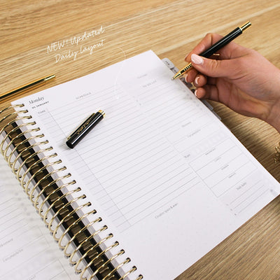 2026 Daily Planner - Black