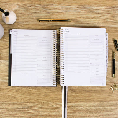 2026 Daily Planner - Black