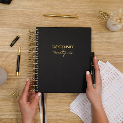 2026 Daily Planner - Black