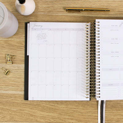 2026 Daily Planner - Black