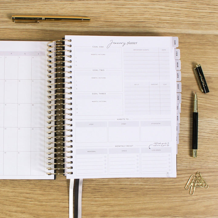 2026 Daily Planner - Black