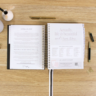 2026 Daily Planner - Black