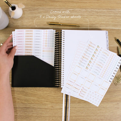 2026 Daily Planner - Black