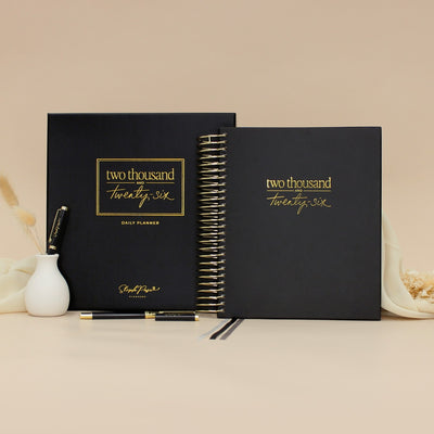 2026 Daily Planner - Black