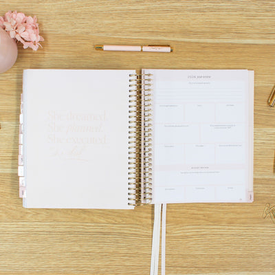 2026 Daily Planner - Blush