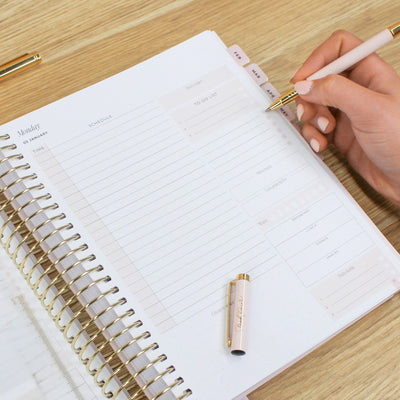 2026 Daily Planner - Blush