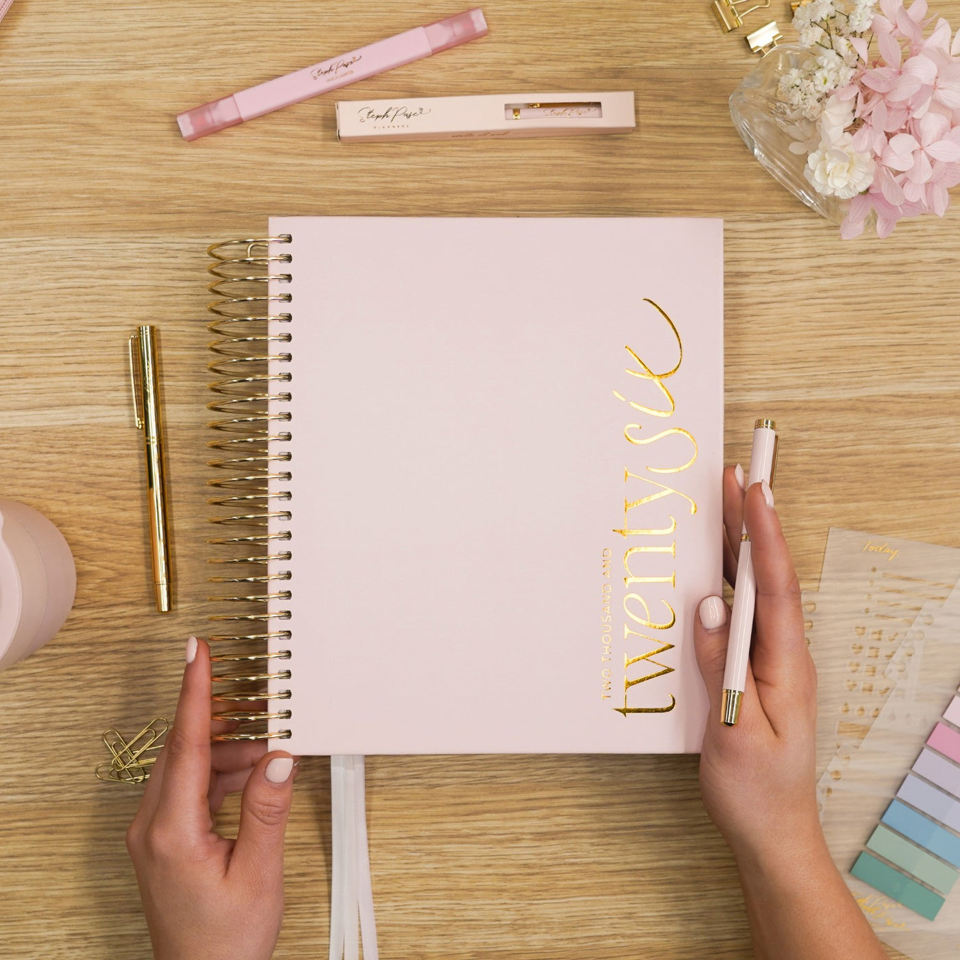 2026 Daily Planner - Blush