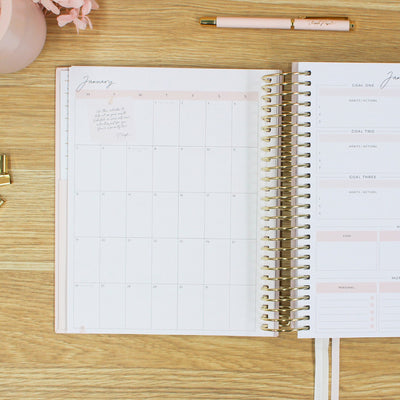 2026 Daily Planner - Blush