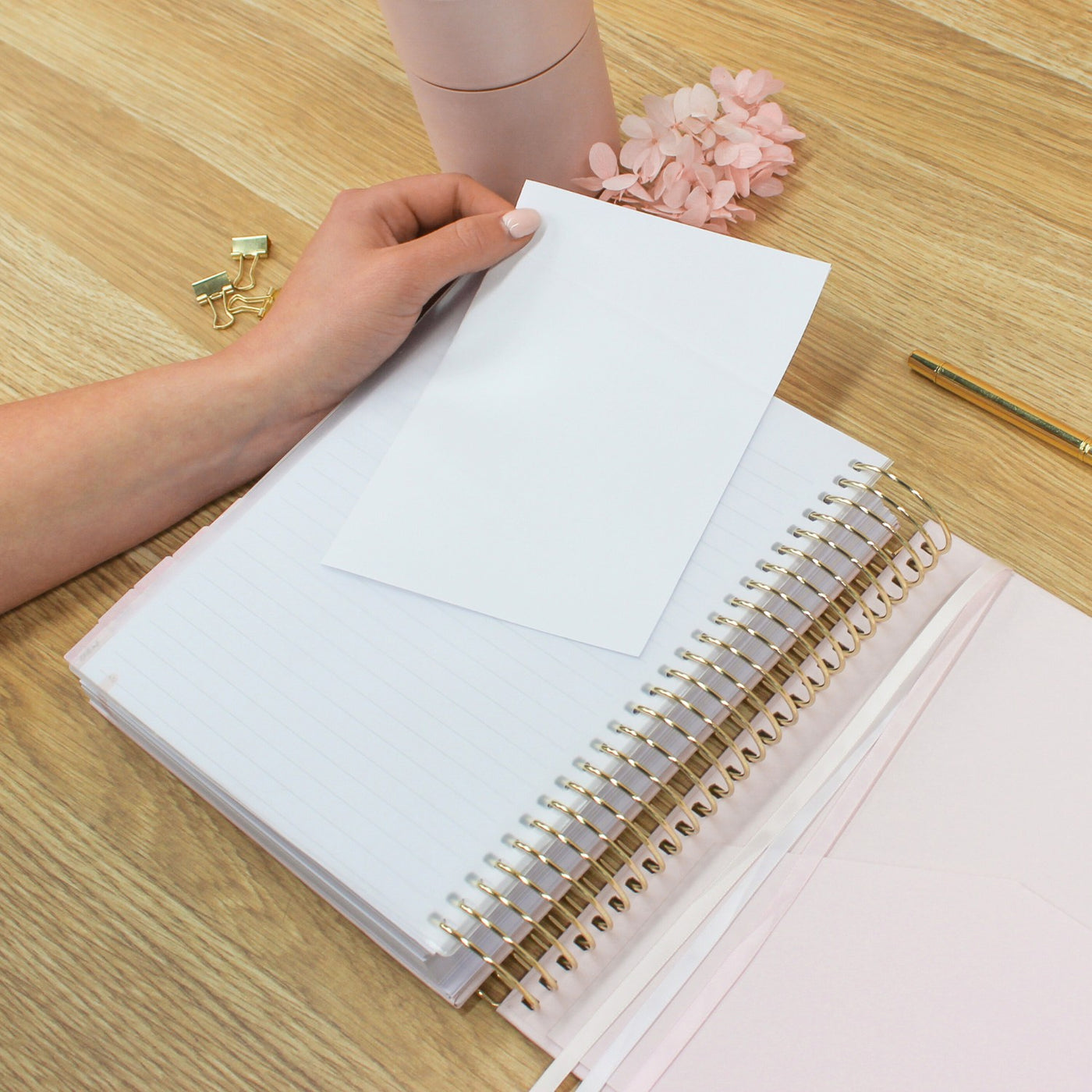 2026 Daily Planner - Blush