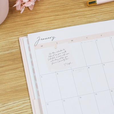 2026 Daily Planner - Blush