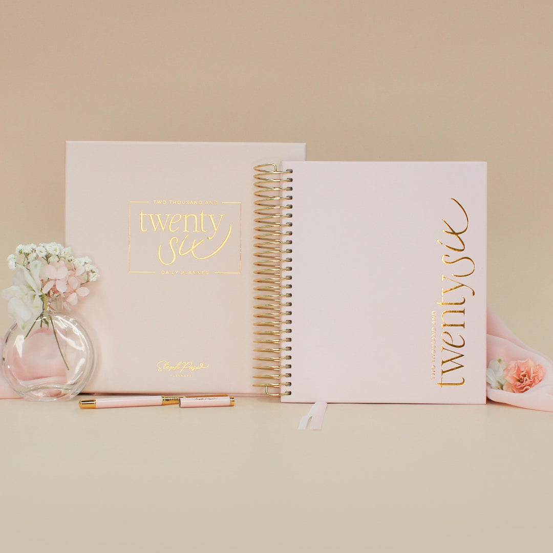 2026 Daily Planner - Blush