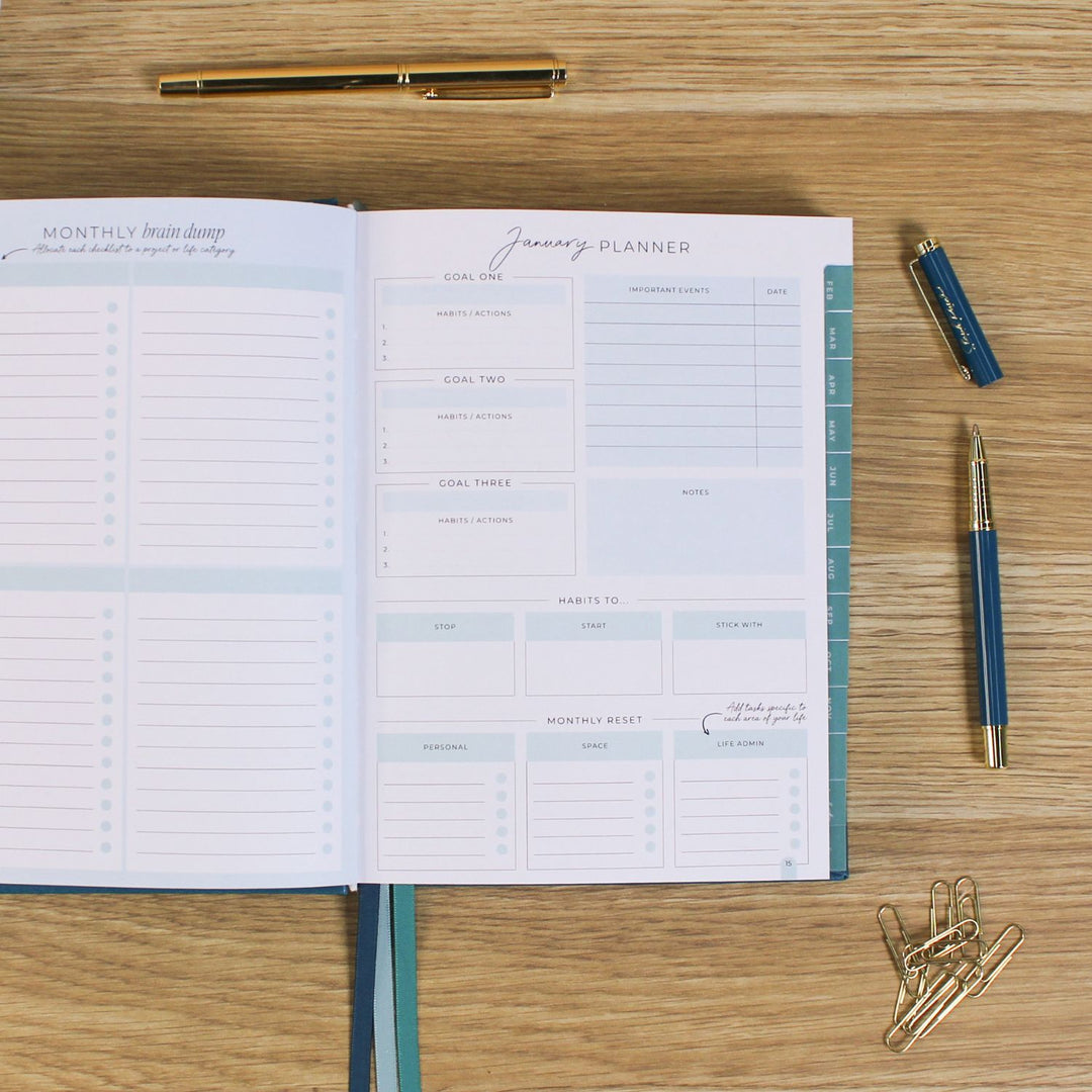 2026 Essential Planner - Teal