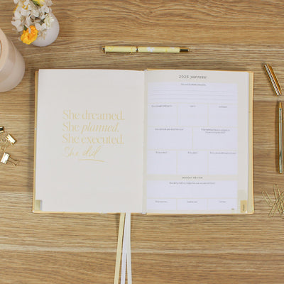 2026 Essential Planner - Butter Yellow