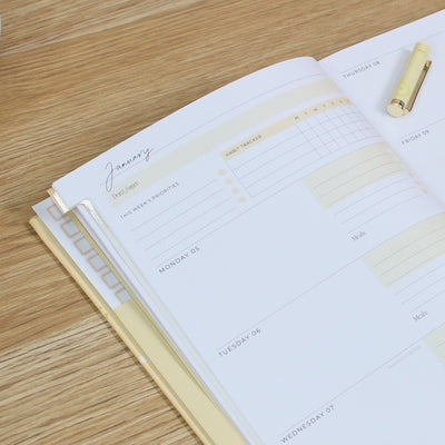 2026 Essential Planner - Butter Yellow