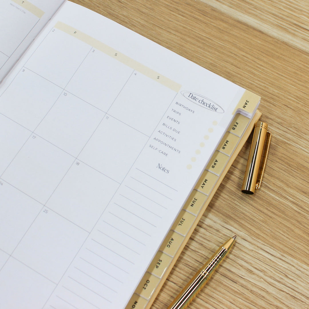2026 Essential Planner - Butter Yellow