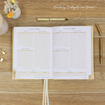 2026 Essential Planner - Butter Yellow
