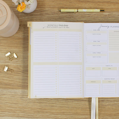 2026 Essential Planner - Butter Yellow