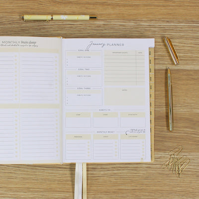 2026 Essential Planner - Butter Yellow