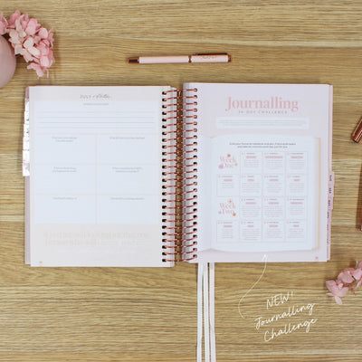2026 Signature Planner - Blush + Rose Gold
