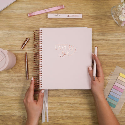 2026 Signature Planner - Blush + Rose Gold