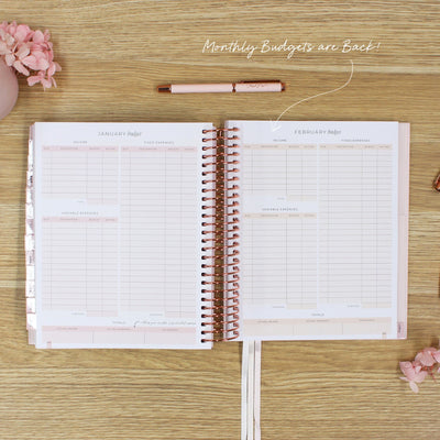 2026 Signature Planner - Blush + Rose Gold