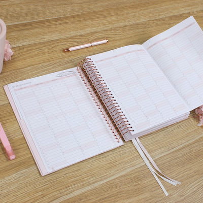 2026 Signature Planner - Blush + Rose Gold