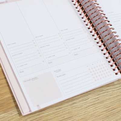2026 Signature Planner - Blush + Rose Gold