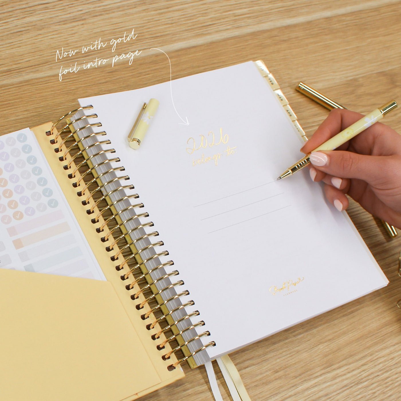 2026 Signature Planner - Butter Yellow