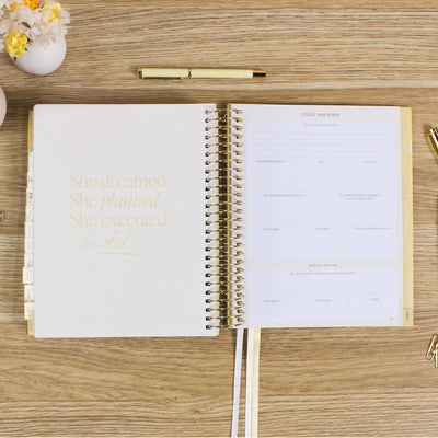 2026 Signature Planner - Butter Yellow