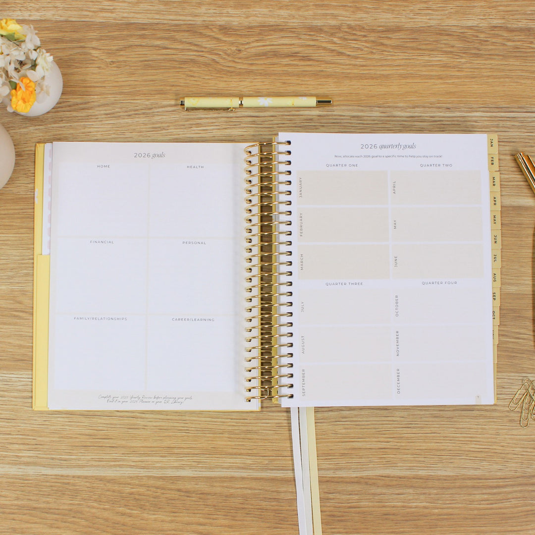 2026 Signature Planner - Butter Yellow