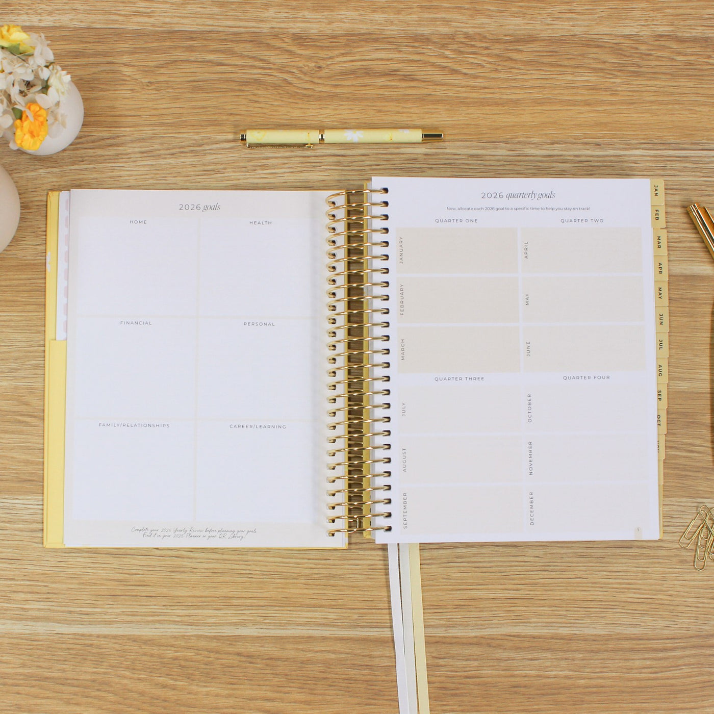 2026 Signature Planner - Butter Yellow