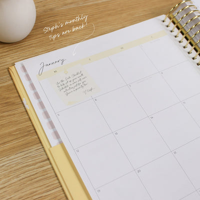 2026 Signature Planner - Butter Yellow