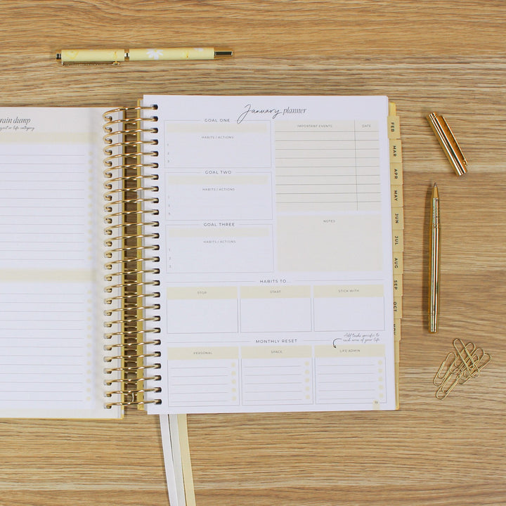 2026 Signature Planner - Butter Yellow