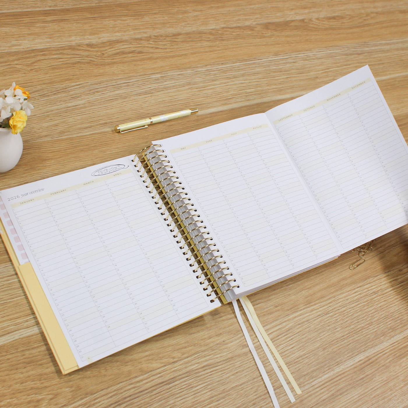 2026 Signature Planner - Butter Yellow