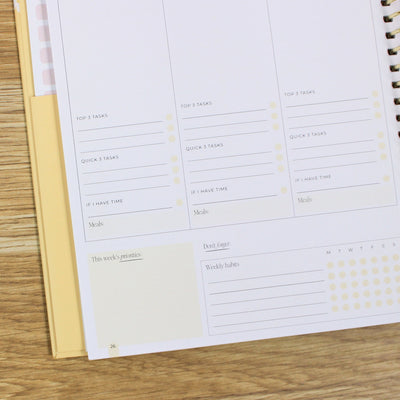 2026 Signature Planner - Butter Yellow