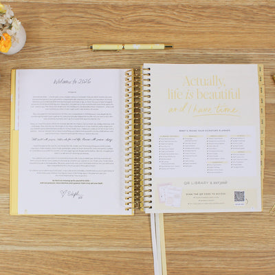 2026 Signature Planner - Butter Yellow