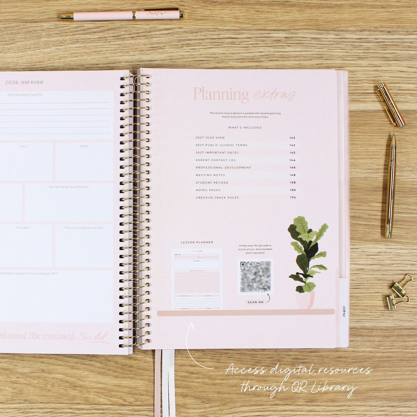 2026 Teacher Planner - Blush