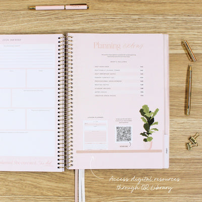 2026 Teacher Planner - Blush