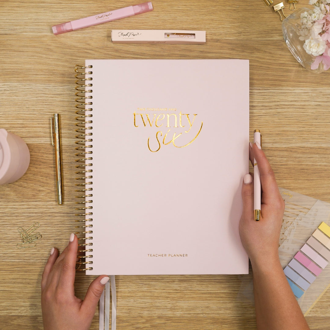 2026 Teacher Planner - Blush