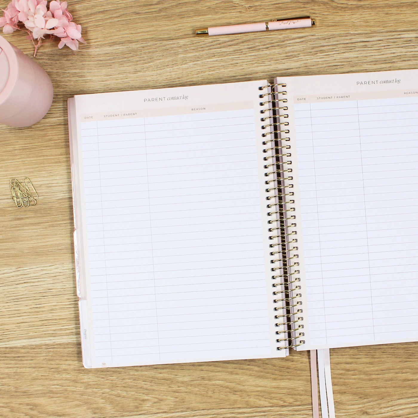 2026 Teacher Planner - Blush